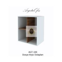Ahşap tasarımlı dosya dolabı