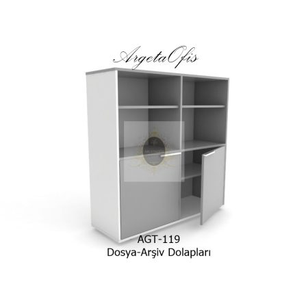 Ahşap tasarımlı şık ve dayanıklı dosya dolabı modeli.